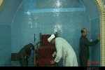 غبار روبی نماز خانه های ناحیه و حوزه های مقاومت بسیج زابل در آستانه ماه مبارک رمضان