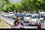 رژه موتوری به مناسبت سوم خرداد در سامان