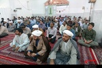 حضور باشکوه مردم و بسیجیان و کارکنان سپاه  در نماز جمعه شهرستان چابهار