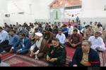 حضور باشکوه مردم و بسیجیان و کارکنان سپاه  در نماز جمعه شهرستان چابهار
