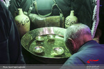 آیین سنتی طشت گذاری در حسینیه ثارالله اردبیل