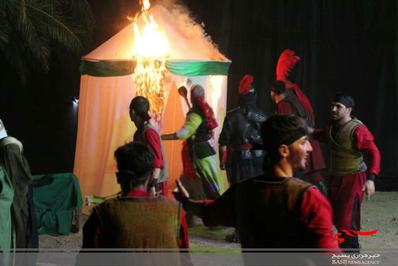 نمایش مذهبی شام غریبان در منطقه دولت آباد کرج به روایت تصویر