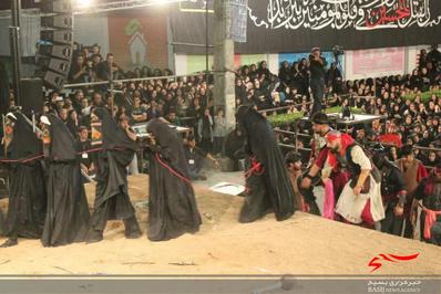 نمایش مذهبی شام غریبان در منطقه دولت آباد کرج به روایت تصویر