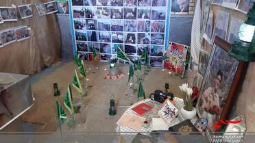افتتاح نمایشگاه اسوه مقاومت در شهر هوره
