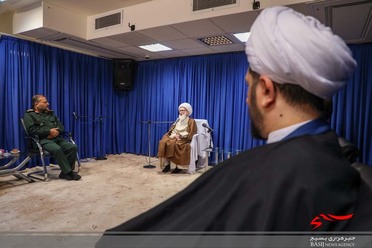 دیدار رئیس سازمان بسیج با علما و مراجع تقلید در قم
عکس از علی بهرامی