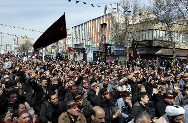 تجمع بزرگ عزاداران فاطمی در استان البرز برگزار شد