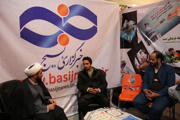 استقبال بازدید کنندگان و فعالان رسانه ای از خبر گزاری بسیج