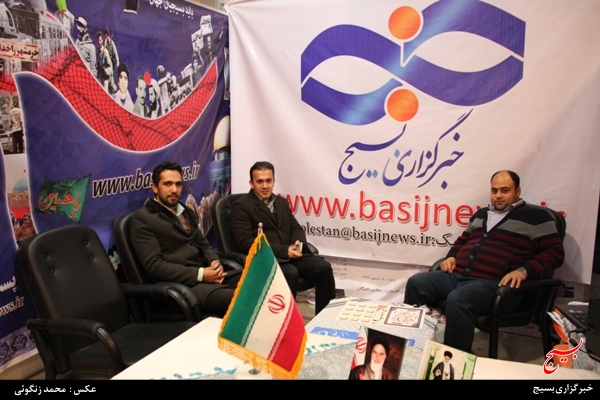 استقبال بازدید کنندگان و فعالان رسانه ای از خبر گزاری بسیج