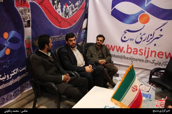 استقبال بازدید کنندگان و فعالان رسانه ای از خبر گزاری بسیج