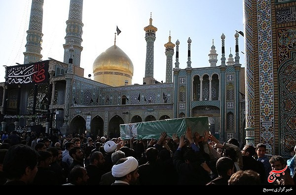 6 شهید مدافع حرم در قم تشییع شدند + عکس