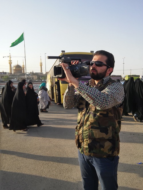 شکوه عزاداری اردبیل در جوار حرم امام (ره)