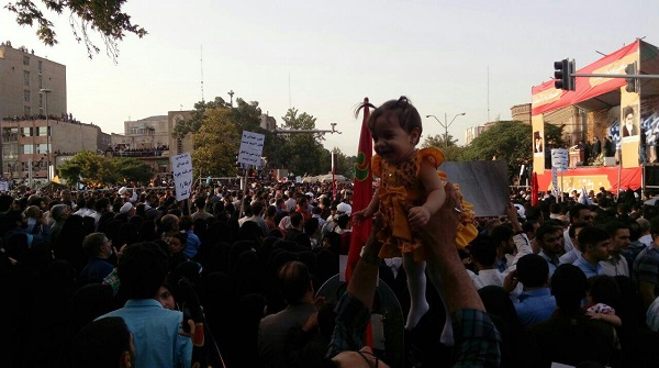 گزارش تصویری از مراسم بدرقه 175 شهید غواص دست بسته