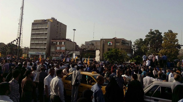 گزارش تصویری از مراسم بدرقه 175 شهید غواص دست بسته