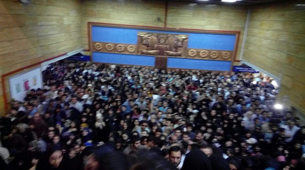 گزارش تصویری از مراسم بدرقه 175 شهید غواص دست بسته