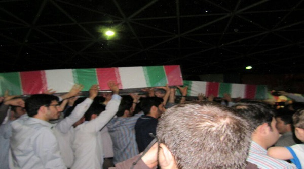 گزارش تصویری از مراسم بدرقه 175 شهید غواص دست بسته