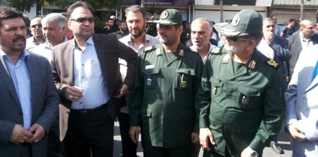 پیکر پاک شهید مدافع حرم در فردیس کرج تشییع شد