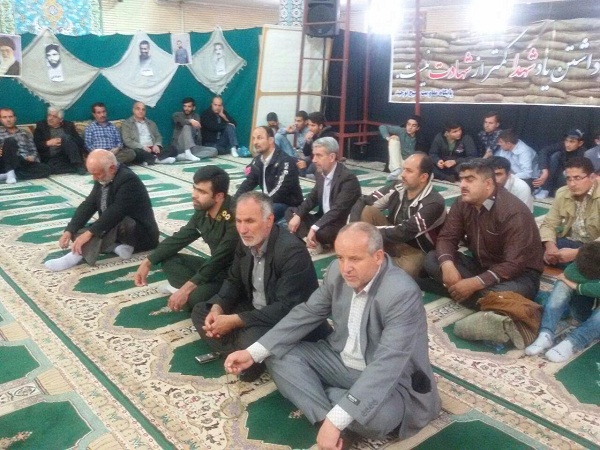مراسم یاد بود شهیدان مرتضی آوینی، صیاد شیرازی در شهر اقبالیه