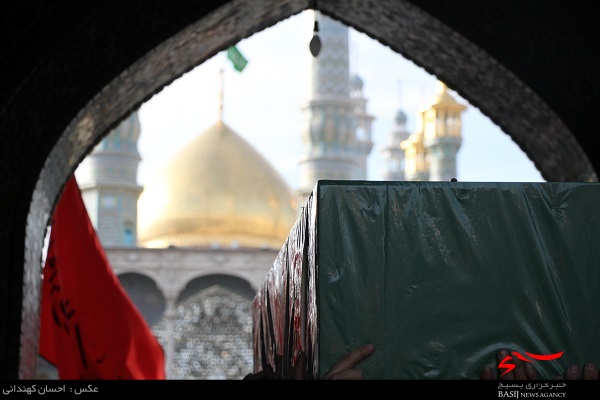 تشییع پیکرهای مطهر سه شهید مدافع حرم در قم
