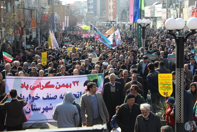 گزارش تصویری/خلق حماسه ای دیگر،از مردم شهرستان قدس در روز یوم الله22بهمن