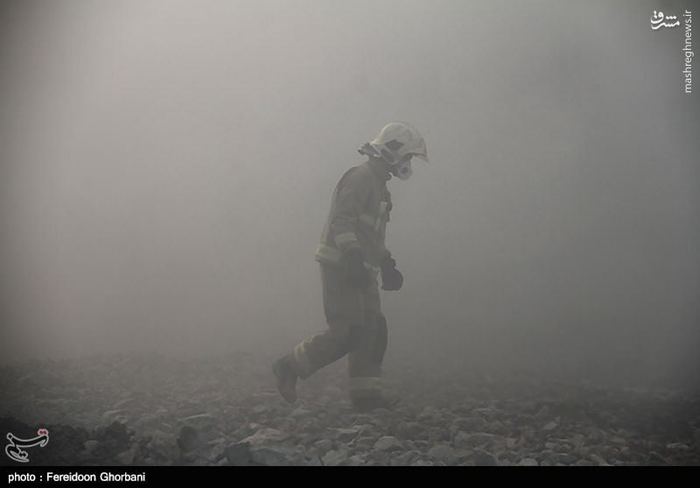 عکس/ روز ششم حادثه پلاسکو