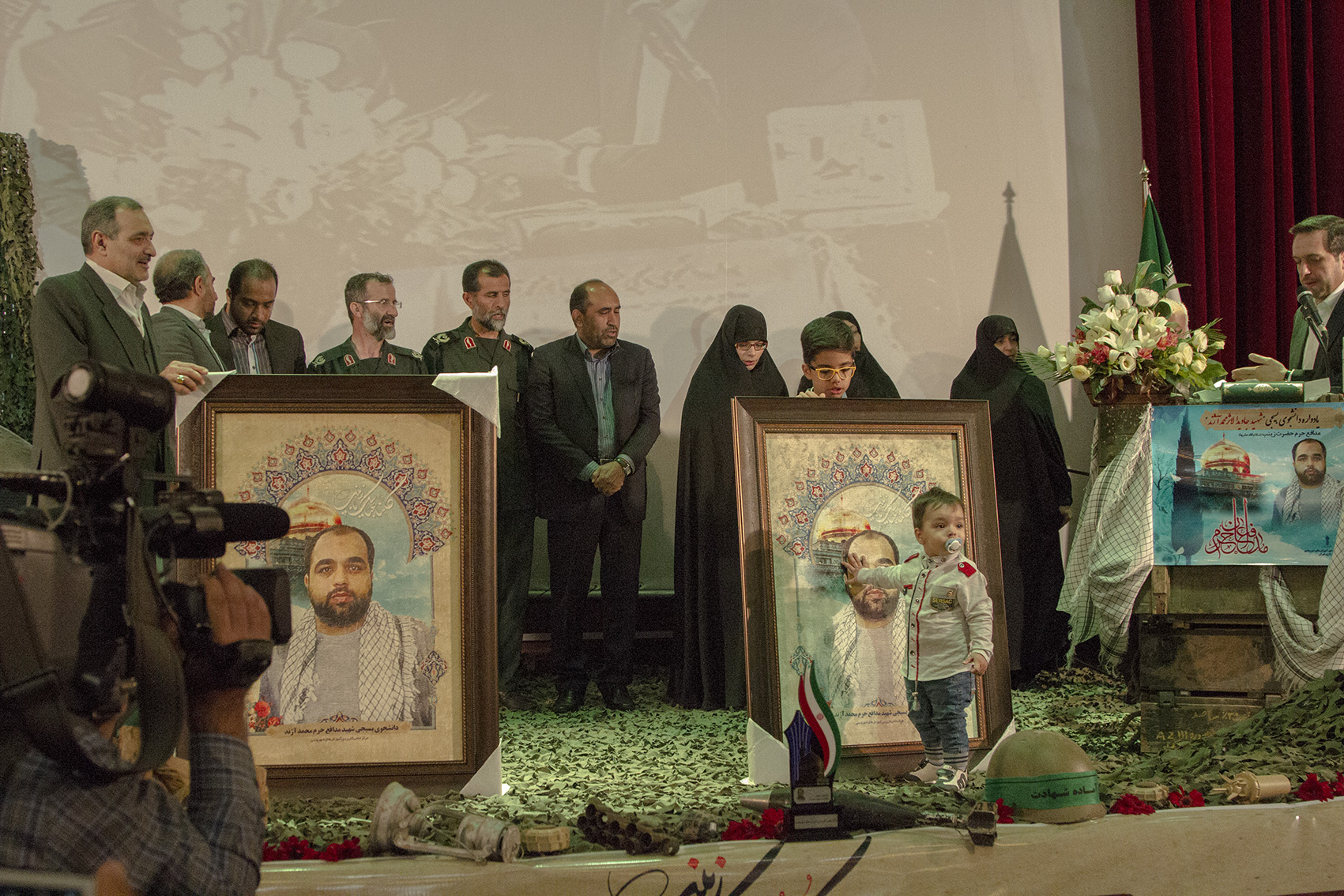 گزارش تصویری از یادواره شهید مدافع حرم