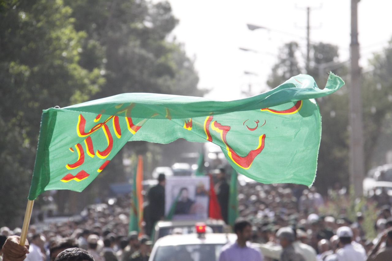 گزارش تصویری از تشیع پیکر شهید مدافع حرم در کوهدشت