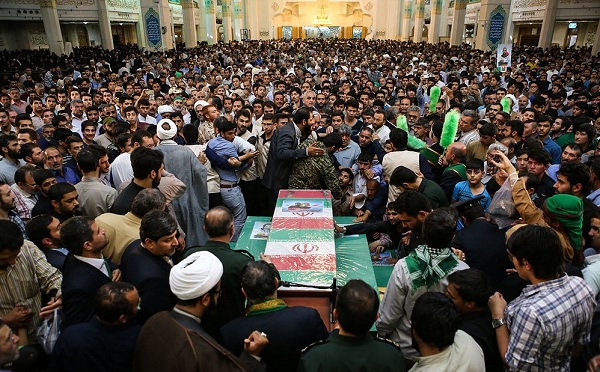 پیکر 6 شهید مدافع حرم در قم تشییع شد