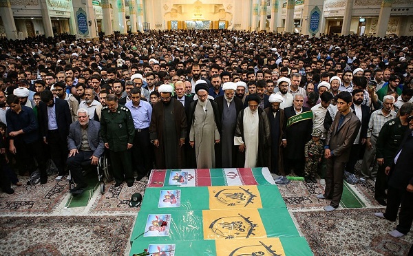 پیکر 6 شهید مدافع حرم در قم تشییع شد