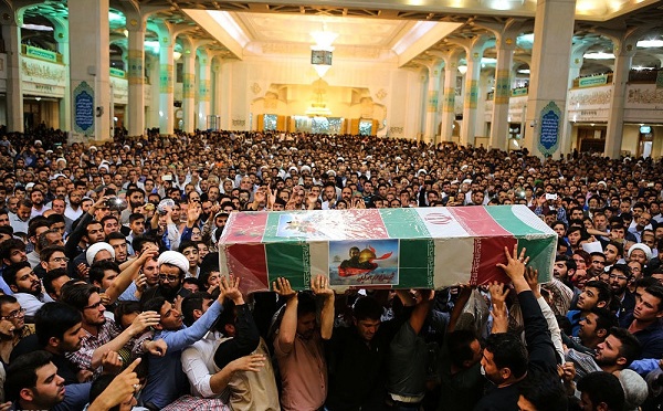پیکر 6 شهید مدافع حرم در قم تشییع شد