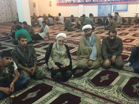 بازدید آیت الله ایمانی از جلسات حلقات صالحین بسیج