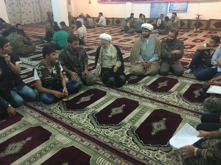 بازدید آیت الله ایمانی از جلسات حلقات صالحین بسیج