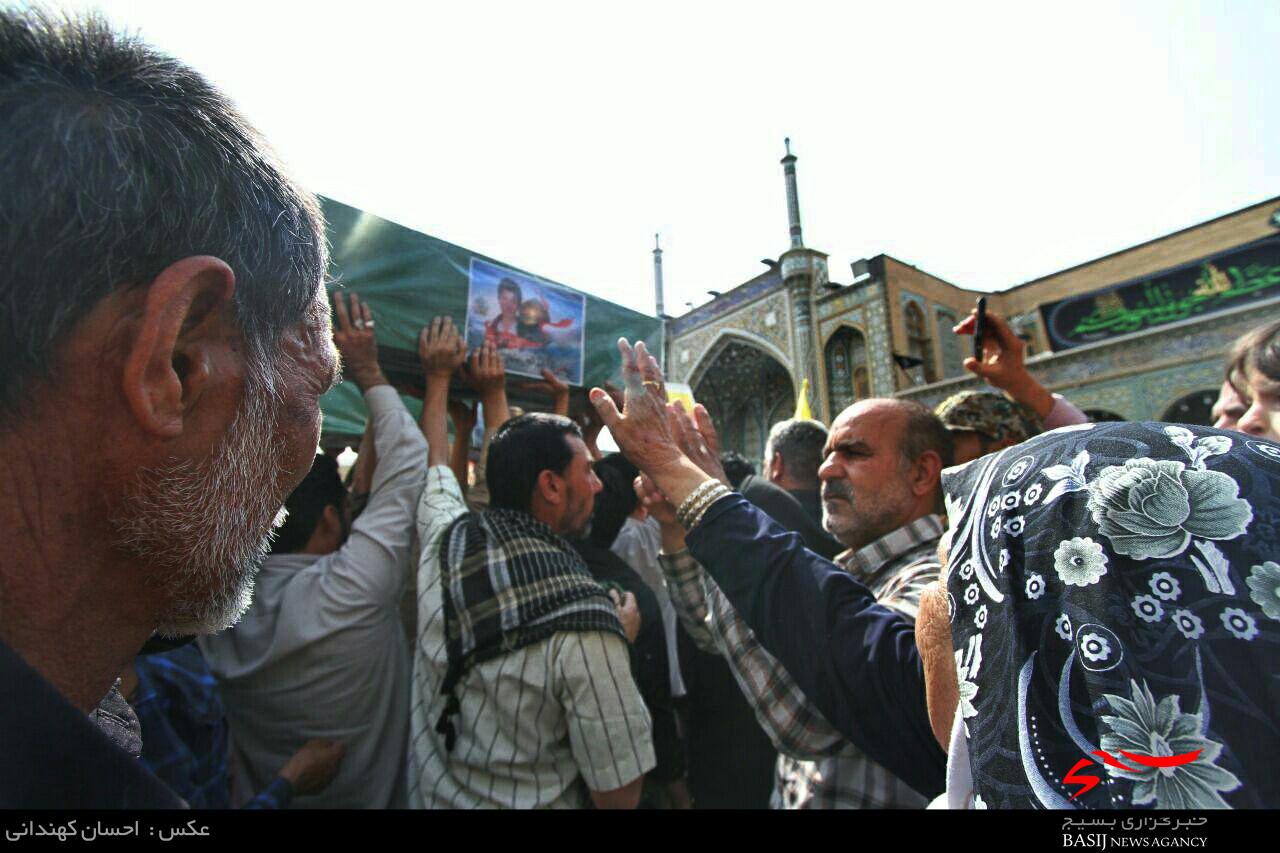 پیکر ۵ شهید مدافع حرم در قم تشییع شد