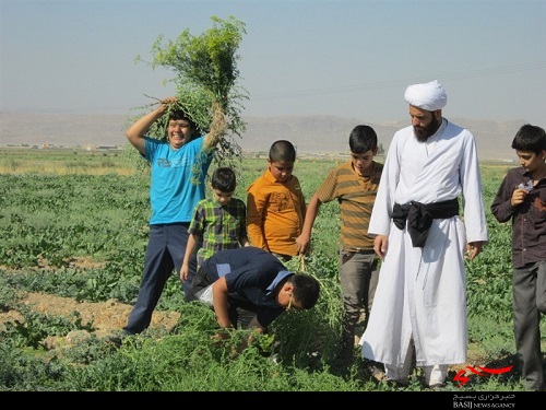 اردوی جهادی بسیجیان سه پایگاه در یک روستای قم/تصاویر