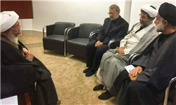 دیدار رئیس مجلس شورای اسلامی با آیت‌الله جوادی آملی