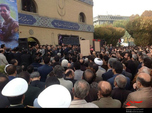 تصاویری از تشییع خبرنگار شهید صدا و سیما در سوریه و تهران