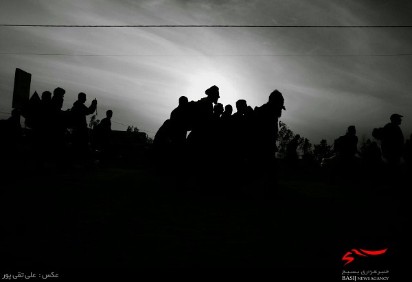 نمای متفاوت از پیاده روی اربعین