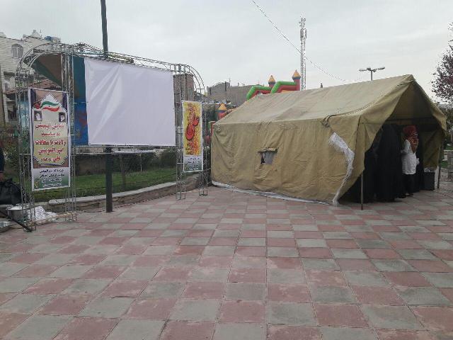 برگزاری غرفه های فرهنگی ورزشی،در شهرستان قدس