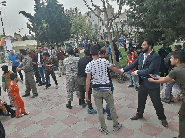 برگزاری غرفه های فرهنگی ورزشی،در شهرستان قدس