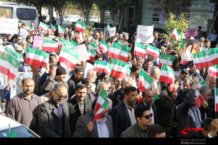 مردم بندر بوشهر در محکومیّت اغتشاشات اخیر راهپیمایی کردند