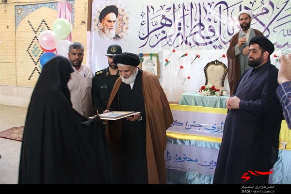 جشن بزرگ میلاد کوثر در پردیسان قم برگزار شد+ تصاویر