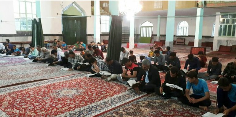 برگزاری برنامه‌های ویژه ماه رمضان در پایگاه بسیج بیت المقدس توانه