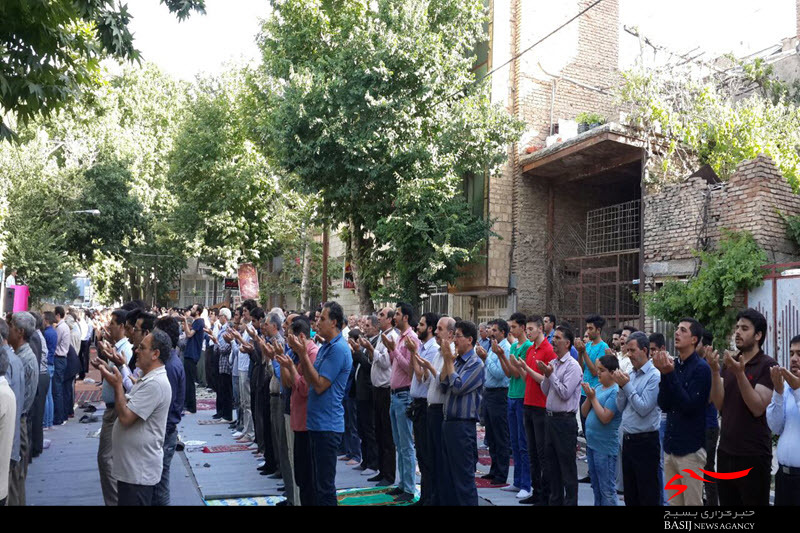 برگزاری نماز عید فطر در شهر سرکان
