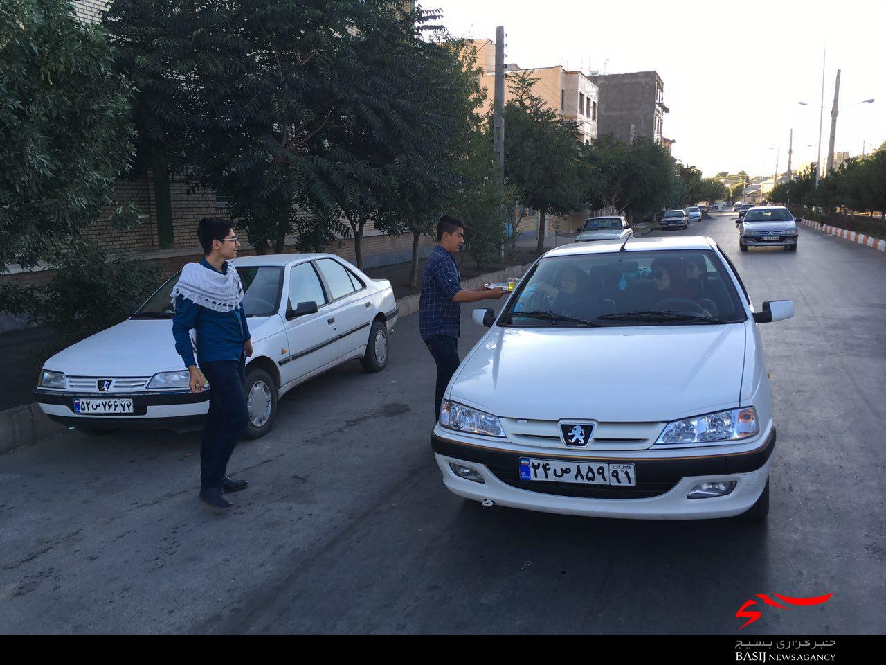 برپایی ایستگاه صلواتی به مناسبت عید غدیر خم