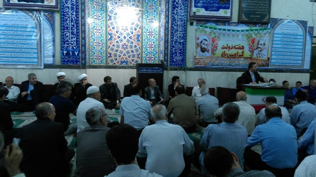چهارمین دیدار عمومی فرماندار شهرقدس با مردم برگزار شد