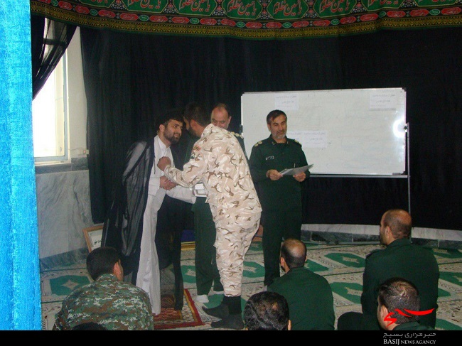 تجلیل از سربازان وظیفه ناحیه دورود