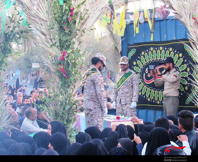 استقبال و تشیع باشکوه شهدای گمنام در شهرستان بردسیر +تصاویر