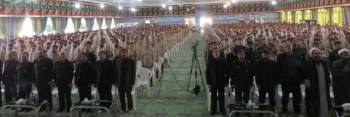 آیین نکوداشت سرباز در پادگان آموزشی شهید هاشمی نژاد برگزار شد
