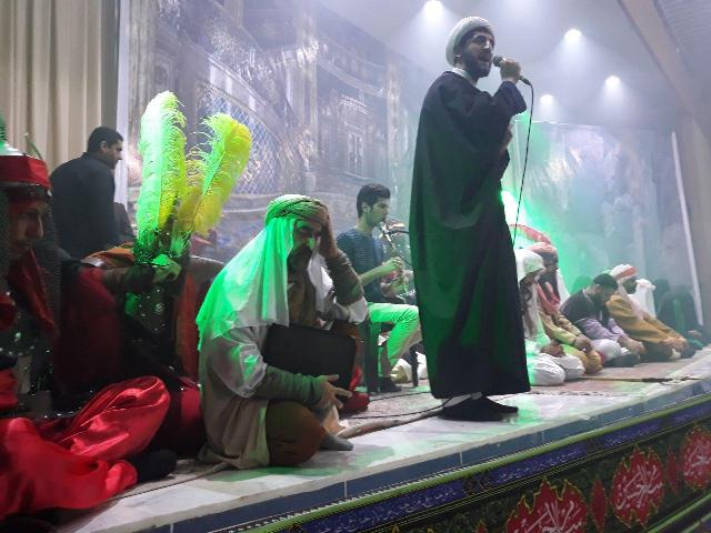 مراسم خطبه خوانی حضرت زینب در پیشوا/گزارش تصویری