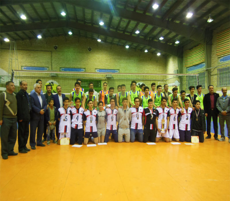 قهرمانی آموزشگاه حضرت ابوالفضل (ع) در مسابقات والیبال متوسطه دوم شاهرود