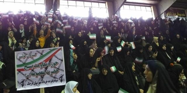 همایش بزرگ بسیجیان در شهرستان قرچک برگزار شد/گزارش تصویری